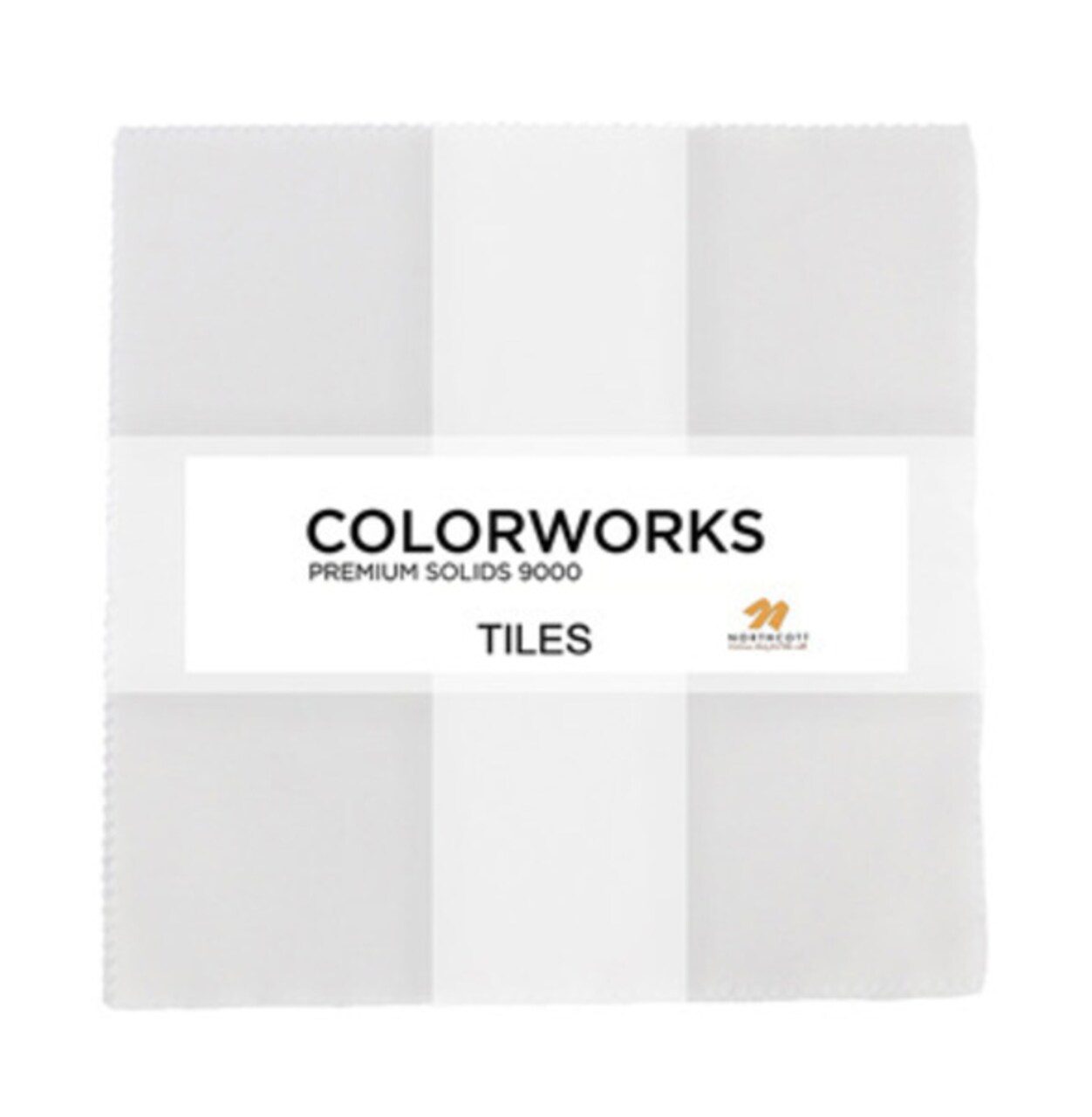 Colorworks 10" Square Pack (Layer Cake) in Snow by Northcott for Northcott (TCWSW42-10)